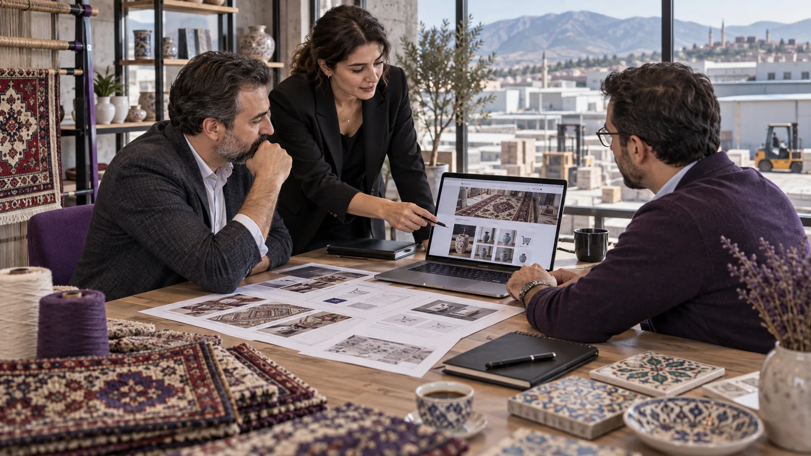 Uşak web tasarım firmalarının B2B katalog ve e-ticaret projelerini değerlendiren üretici